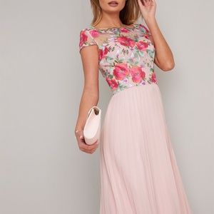 COPY - Chi Chi London Lydie Floral Pink Dress